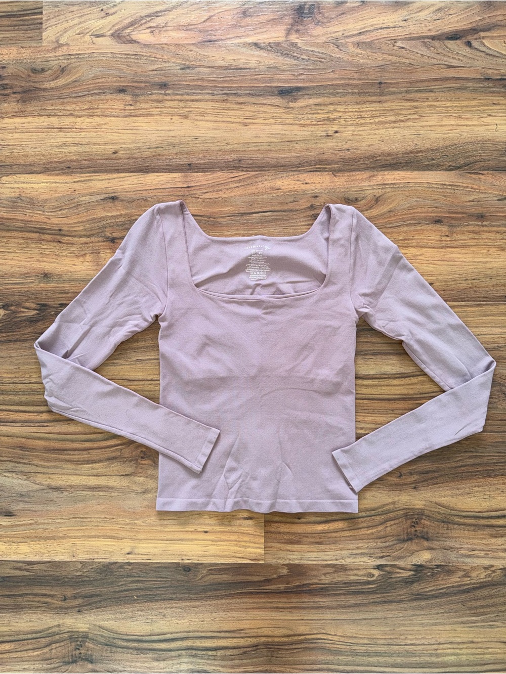 Pink Free People Intimately Clean Lines Long Sleeve